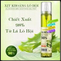 Xịt khoáng Aloe Vera Soothing Mist 98% (118ml)