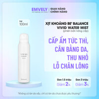 XỊT KHOÁNG BE' BALANCE VIVID WATER MIST (phiên bản nâng cấp)