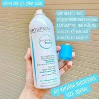 Xịt Khoáng Bioderma Hydrabio Brume Soothing Refreshing Kiềm Dầu, Dành Cho Da Nhạy Cảm 300ml