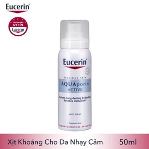 Xịt khoáng chống lão hóa Eucerin AQUAporin Active 50ml