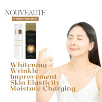 Xịt khoáng da NOUVEAUTE 50ml với Axit Hyaluronic, Độ ẩm truyền thống, Dưỡng ẩm, Cải thiện nếp nhăn và tác dụng làm trắng da