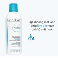 Xịt Khoáng Dành Cho Da Nhạy Cảm Bioderma Hydrabio Brume 300ml