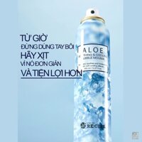 Xịt Khoáng Dưỡng Ẩm Mát Lạnh Dịu Da RECIPE ALOE Soothing & Cooling Bubble Mousse