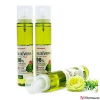 Xịt khoáng Dưỡng Ẩm Organia Aloe Vera Soothing Mist Goodnature 98% 118ml