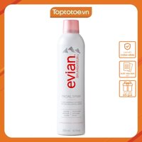 Xịt Khoáng Evian Cung Cấp Ẩm Và Làm Dịu Da Evian Spray Brumisateur Natural Mineral Water - 300ml