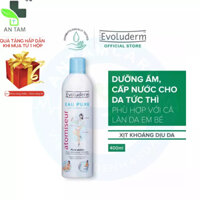 Xịt khoáng Evoluderm Atomiseur Eau Pure 400ml Dưỡng ẩm cấp nước cho da tức thì Phù hợp với cả da em bé Hàng chuẩn