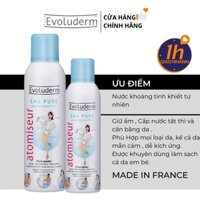 Xịt khoáng Evoluderm Atomiseur Eau Pure