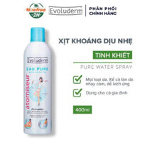 xịt khoáng Evoluderm đảm bảo lành tính và không gây kích ứng