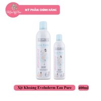 Xịt Khoáng Evoluderm Eau Pure 400ml