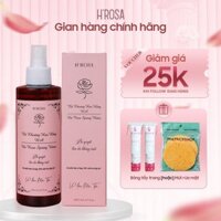 Xịt khoáng hoa hồng H'ROSA cấp ẩm và làm mềm da HA ROSE SPRING WATER 200ML