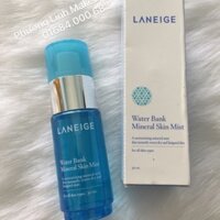 Xịt khoáng Laneige WATER BANK MINERAL SKIN MIST