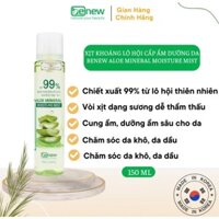 Xịt khoáng Lô Hội Benew Hàn Quốc Aloe Mineral 150ml/Chai- MỸ PHẨM CHÍNH HÃNG