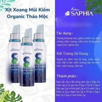 Xịt khoang mũi kiềm organic thảo mộc