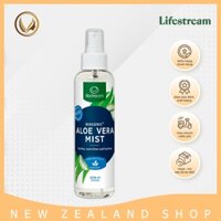 Xịt khoáng nha đam dưỡng cấp ẩm New Zealand Lifestream Biogenic Aloe Vera Mist 150ml