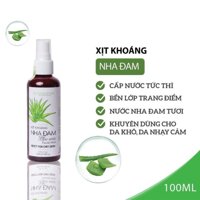 Xịt Khoáng Nha Đam Làm Dịu Da & Cân Bằng Độ Ẩm MILAGANICS 100ml (Chai)