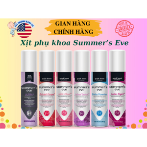 Xịt khoáng phụ khoa Summer’s Eve Deodorant Spray - 56.7 g