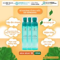 Xịt khoáng tế bào gốc EGF Cấp Ẩm tức thì Căng Bóng Cân Bằng pH cho da EGF Refreshing Hathor Beauty 100ml - Coravo
