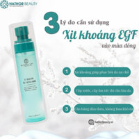 Xịt khoáng tế bào gốc EGF Cấp Ẩm Căng Bóng Cân Bằng pH cho da EGF Refreshing Hathor Beauty 100ml