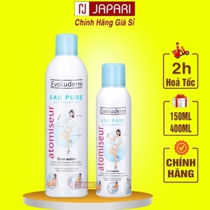 Xịt khoáng toàn thân Evoluderm Atomiseur 400ml