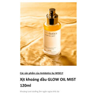 Xit Khoáng tươi dưỡng ẩm ngăn ngừa khô da tinh dầu GLOW OIL MIST 120ml BY WISELY -HỎA TỐC