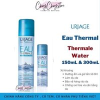 Xịt khoáng Uriage Thermal Water 150ml & 300mL Dưỡng Ẩm, Cân Bằng Da (Tem DKSH)