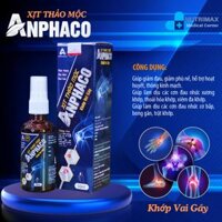 Xịt khớp thảo mộc – Xịt giảm đau xương khớp Anphaco