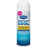 Xịt khử hôi chân Dr. Scholl's Instant Cool Athlete's Foot Spray [Mỹ]