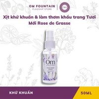 Xịt khử khuẩn & làm thơm khẩu trang Tươi Mới Rose de Grasse