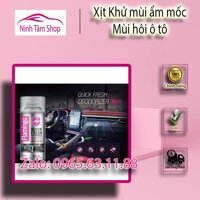 Xịt Khử mùi ẩm mốc, mùi hôi trên xe FLAMINGO F139 220ml