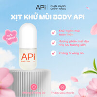Xịt khử mùi API BODY ODOR, Lăn khử mùi giảm thâm nách, ngăn mồ hôi nách thảo mộc sạch da, giảm thâm