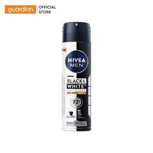 Xịt khử mùi Black & White Nivea 150ml