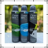 Xịt khử mùi cho nam - Dove Men + Care 72h Protection 250ml - Xịt khử mùi - Xịt body - Dii Hàng Mỹ Úc.