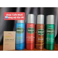 XỊT KHỬ MÙI CHO NAM HƯƠNG NƯỚC HOA 24H Brut 200ml