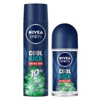 Xịt Khử Mùi Cho Nam Nivea Men Cool Kick Cool Fresh 150ml