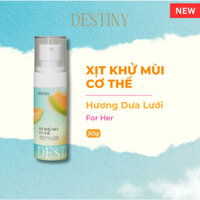 Xịt khử mùi cơ thể Destiny Purifying hương Dưa lưới (for her) dung tích 50ml