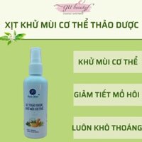 Xịt Khử Mùi Cơ Thể Thảo Dược 100ml Khử sạch mùi hôi cơ thể
