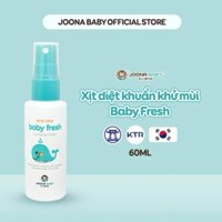 Xịt Khử Mùi Đa Năng Baby Fresh Cỡ Nhỏ 60ml Chai 2025 – Xịt Khử Mùi Phòng Quần Áo Đồ Chơi Bé Sơ Sinh An Toàn Hương Tươi Mát Không Hóa Chất Độc Hại Chính Hãng Giá Rẻ