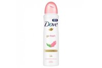 Xịt khử mùi Dove Go Fresh 48h 150 ml từ nước Anh mùi Hương Lựu