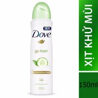 Xịt Khử Mùi Dove Go Fresh 48h Cucumber 150ml