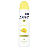 Xịt Khử Mùi Dove Go Fresh Moisturising Crean 48h Grapefruit & Lemongrass Scent 150ml