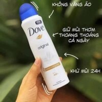xịt khử mùi dove