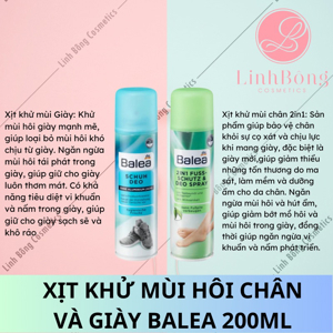 Xịt khử mùi hôi chân Balea 200ml của Đức