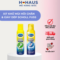 Xịt khử mùi hôi chân & giày dép Scholl Fuss 150ml, ngăn mồ hôi chân - Hàn Nội Địa Đức