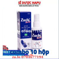 Xịt khử mùi hôi chân và giày ZuChi Family(combo 10 hộp)