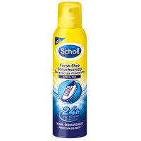 Xịt khử mùi hôi giày Scholl Schuhdeo Spray fresh step Odor Stop 150ml