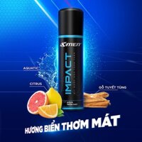 Xịt khử mùi hương nước hoa nam tính X-men Impact 100ml