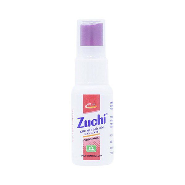 Xịt khử mùi mồ hôi zuchi chai 20ml