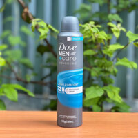 Xịt Khử Mùi Nam Dove Men +Care clear comfort anti iritation 48h powerful protection 148g