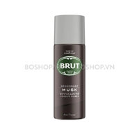 Xịt Khử Mùi Nam Hương Nước Hoa Brut Parfums Prestige Musk Deodorant 200ml