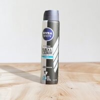 Xịt Khử Mùi Nam Nivea Black & White Invisible Fresh 48H 250ml